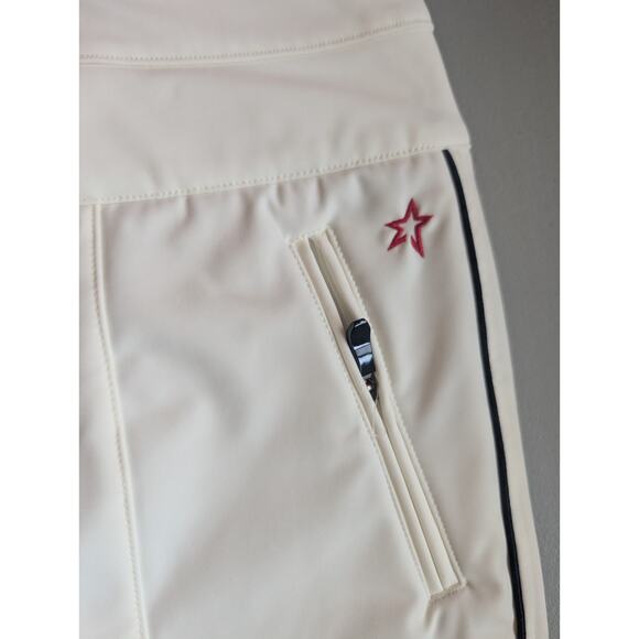 NWT Perfect Moment Women Snow Aurora Skinny Stirrup Race Pant Sz L White #1J505 - Picture 9 of 16